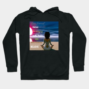 Growth Mindset: Motivational Digital Art Hoodie